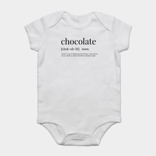 Chocolate Definition Baby Bodysuit